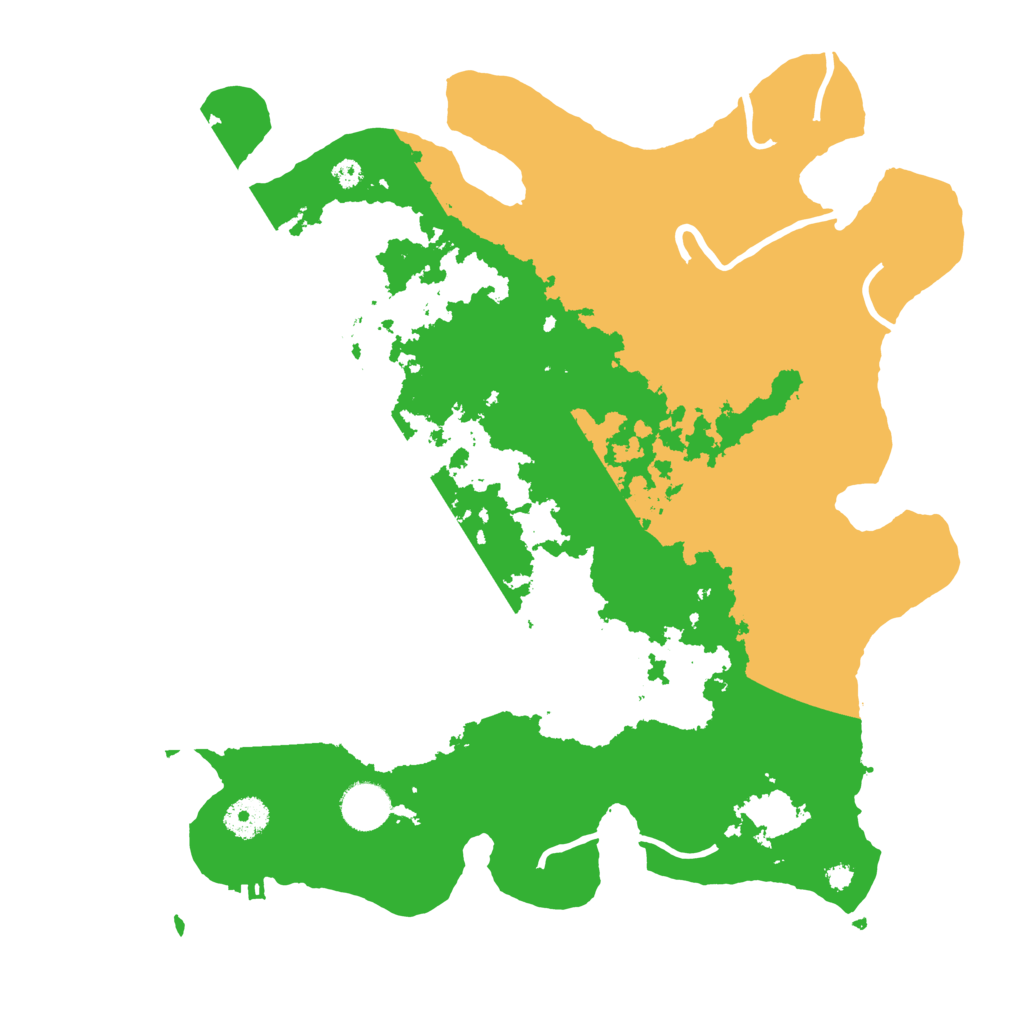 Biome Rust Map: Procedural Map, Size: 3700, Seed: 166567127