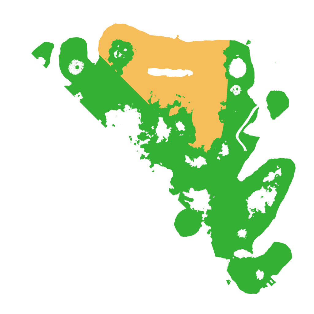 Biome Rust Map: Procedural Map, Size: 3200, Seed: 137897170