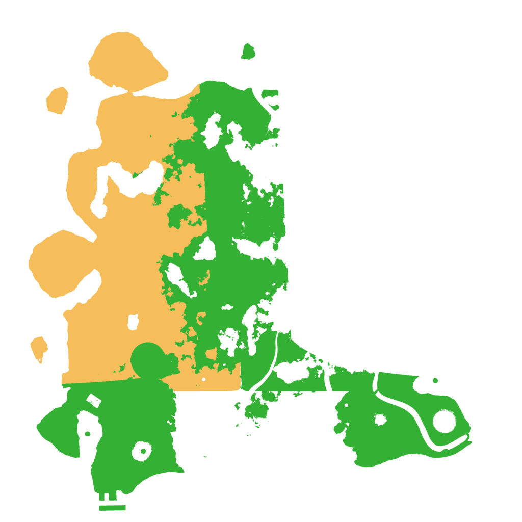 Biome Rust Map: Procedural Map, Size: 4000, Seed: 2218