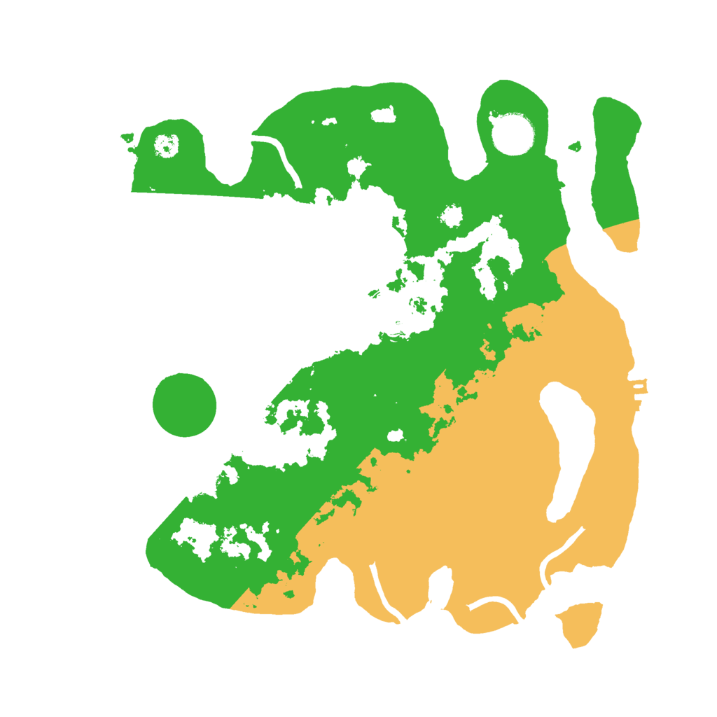 Biome Rust Map: Procedural Map, Size: 3000, Seed: 23118