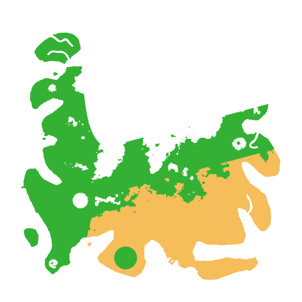 Biome Rust Map: Procedural Map, Size: 3500, Seed: 840911669