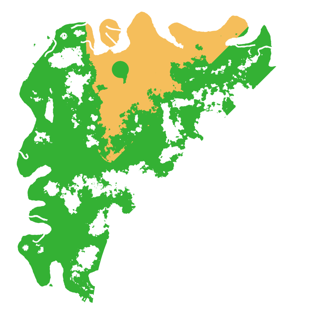 Biome Rust Map: Procedural Map, Size: 5000, Seed: 409229266