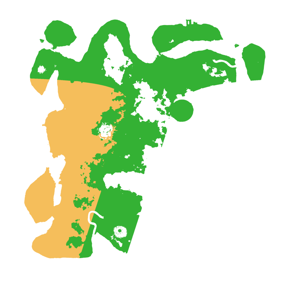 Biome Rust Map: Procedural Map, Size: 3500, Seed: 985253983