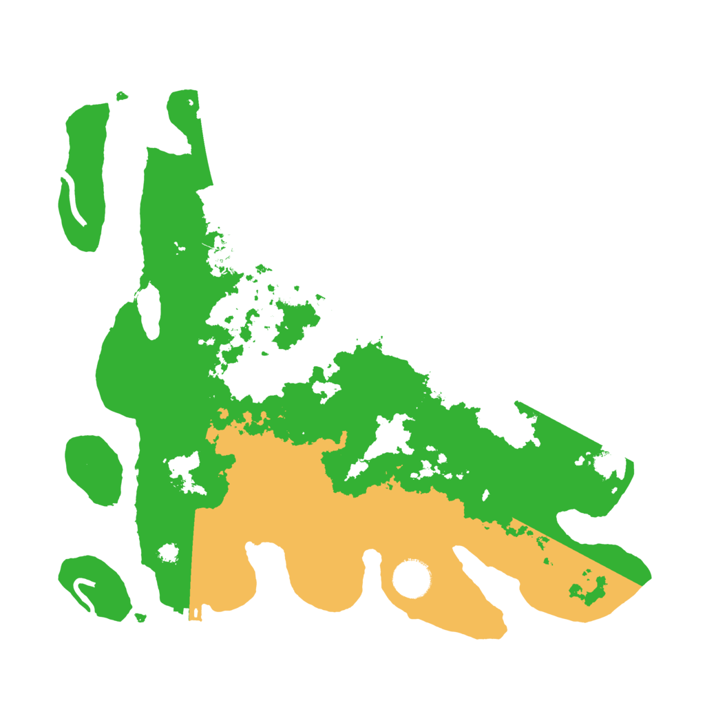 Biome Rust Map: Procedural Map, Size: 3250, Seed: 9122009