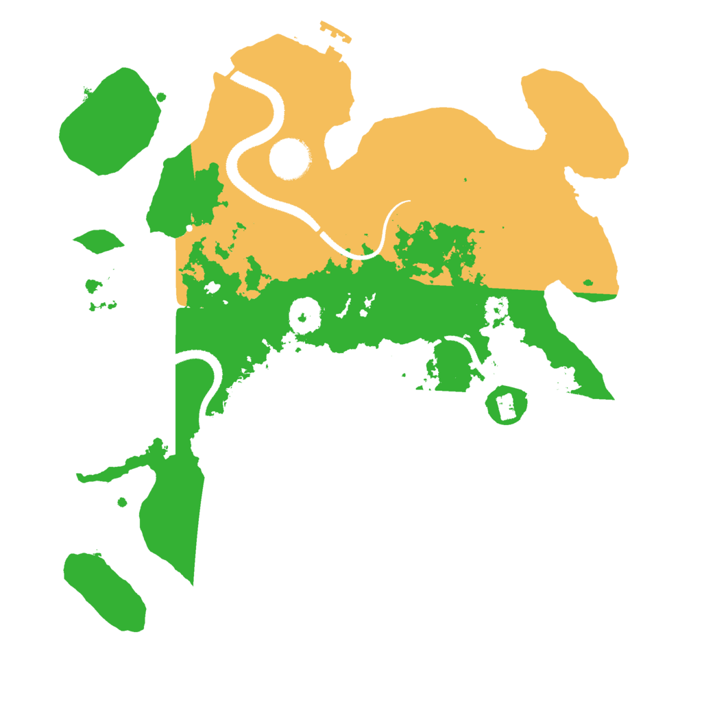 Biome Rust Map: Procedural Map, Size: 3017, Seed: 43567