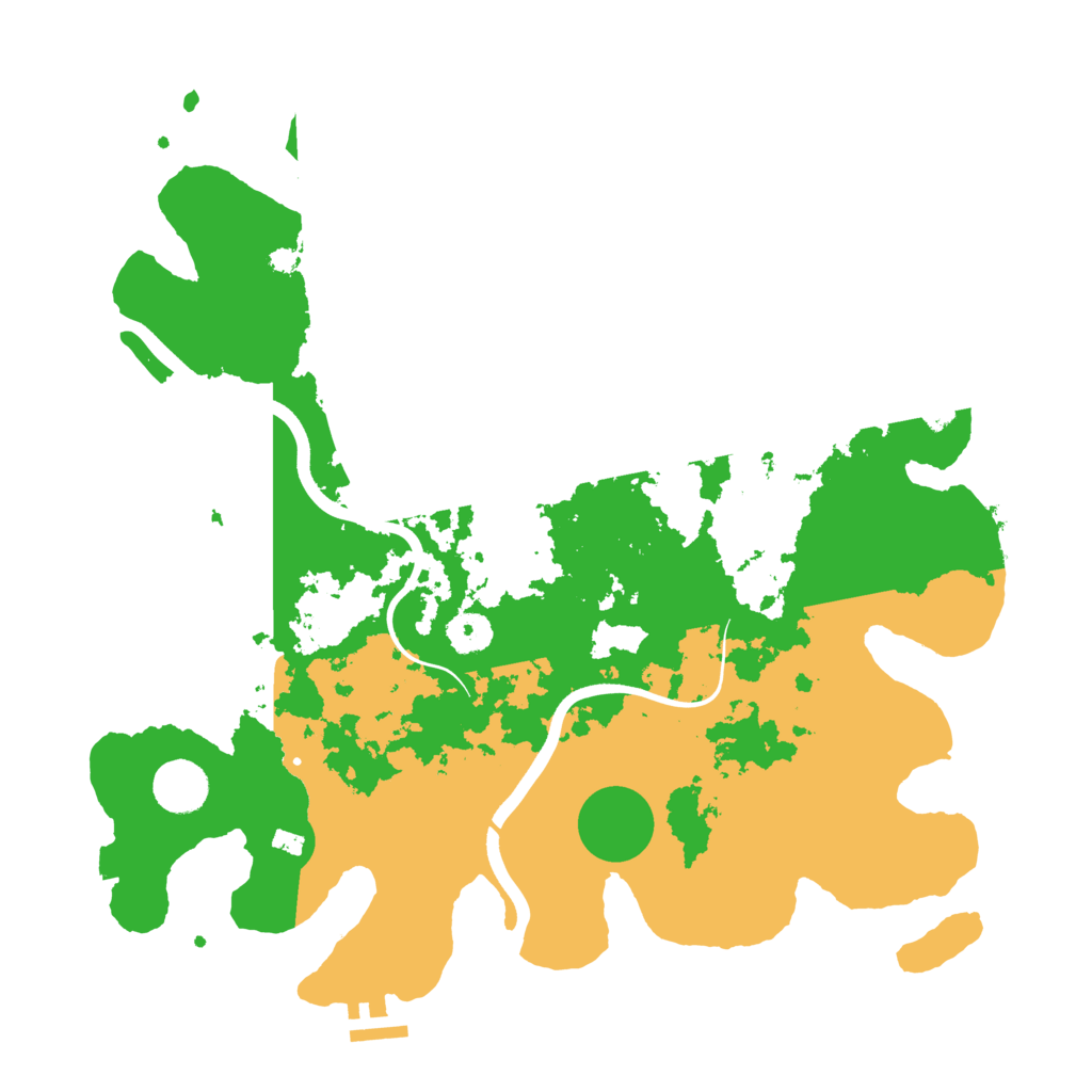 Biome Rust Map: Procedural Map, Size: 3800, Seed: 400