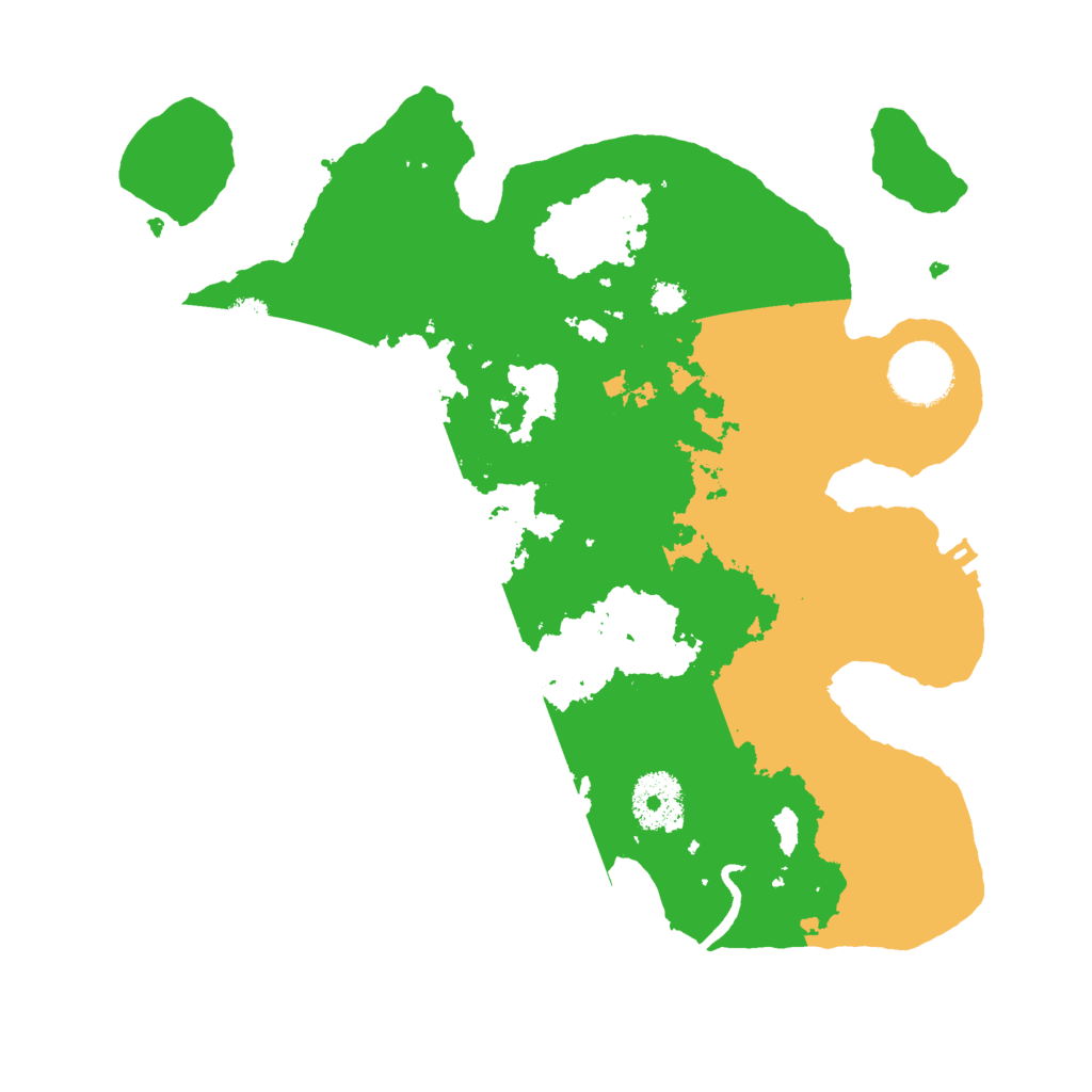 Biome Rust Map: Procedural Map, Size: 3000, Seed: 442612354