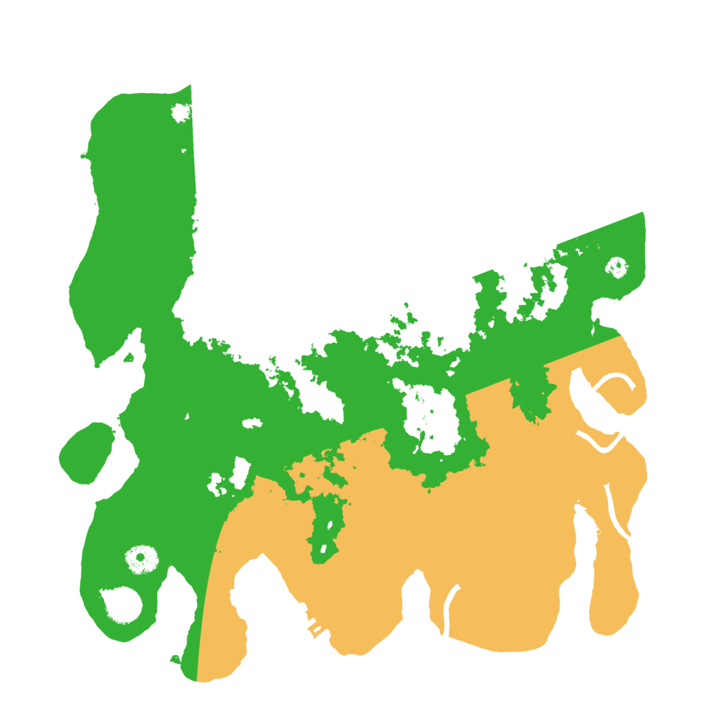Biome Rust Map: Procedural Map, Size: 3500, Seed: 1624160795