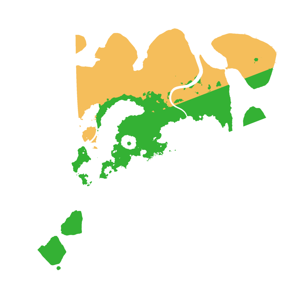 Biome Rust Map: Procedural Map, Size: 3000, Seed: 27717