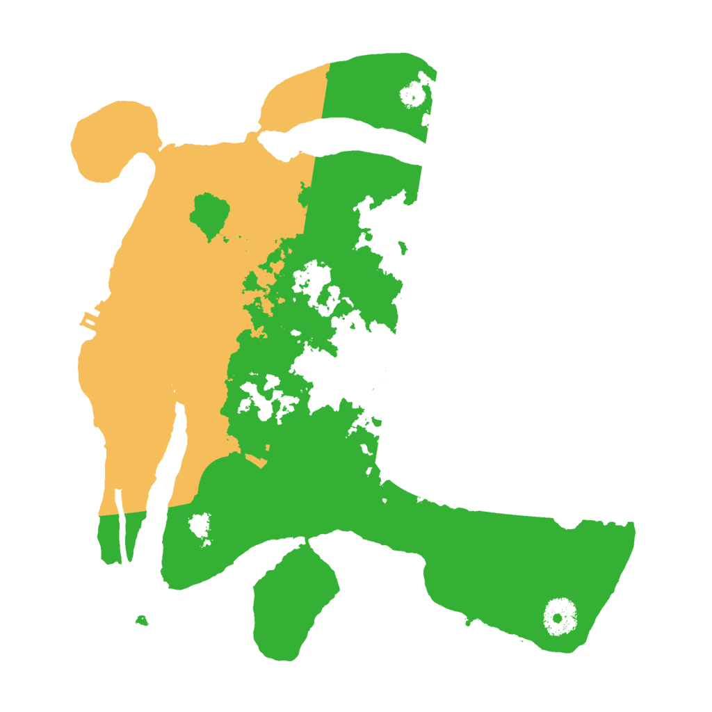 Biome Rust Map: Procedural Map, Size: 3000, Seed: 7065