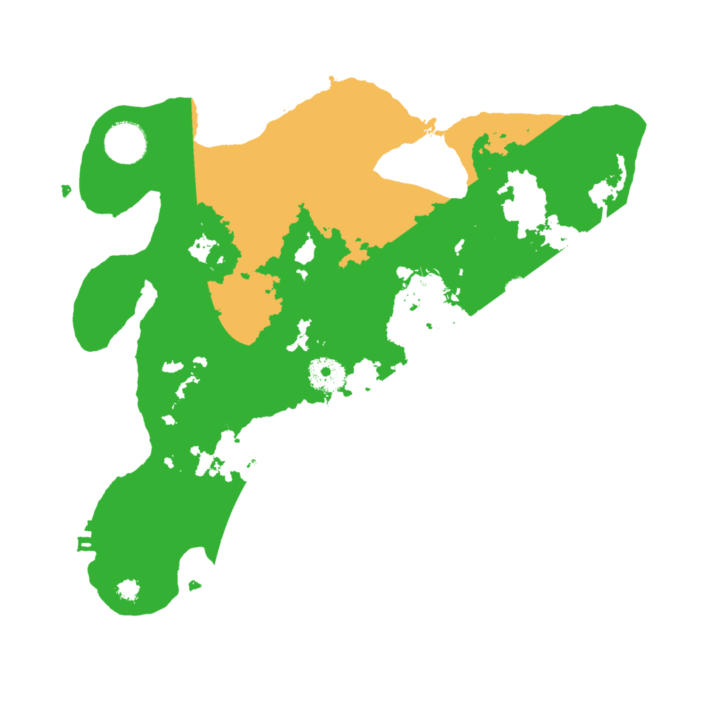 Biome Rust Map: Procedural Map, Size: 3000, Seed: 31222