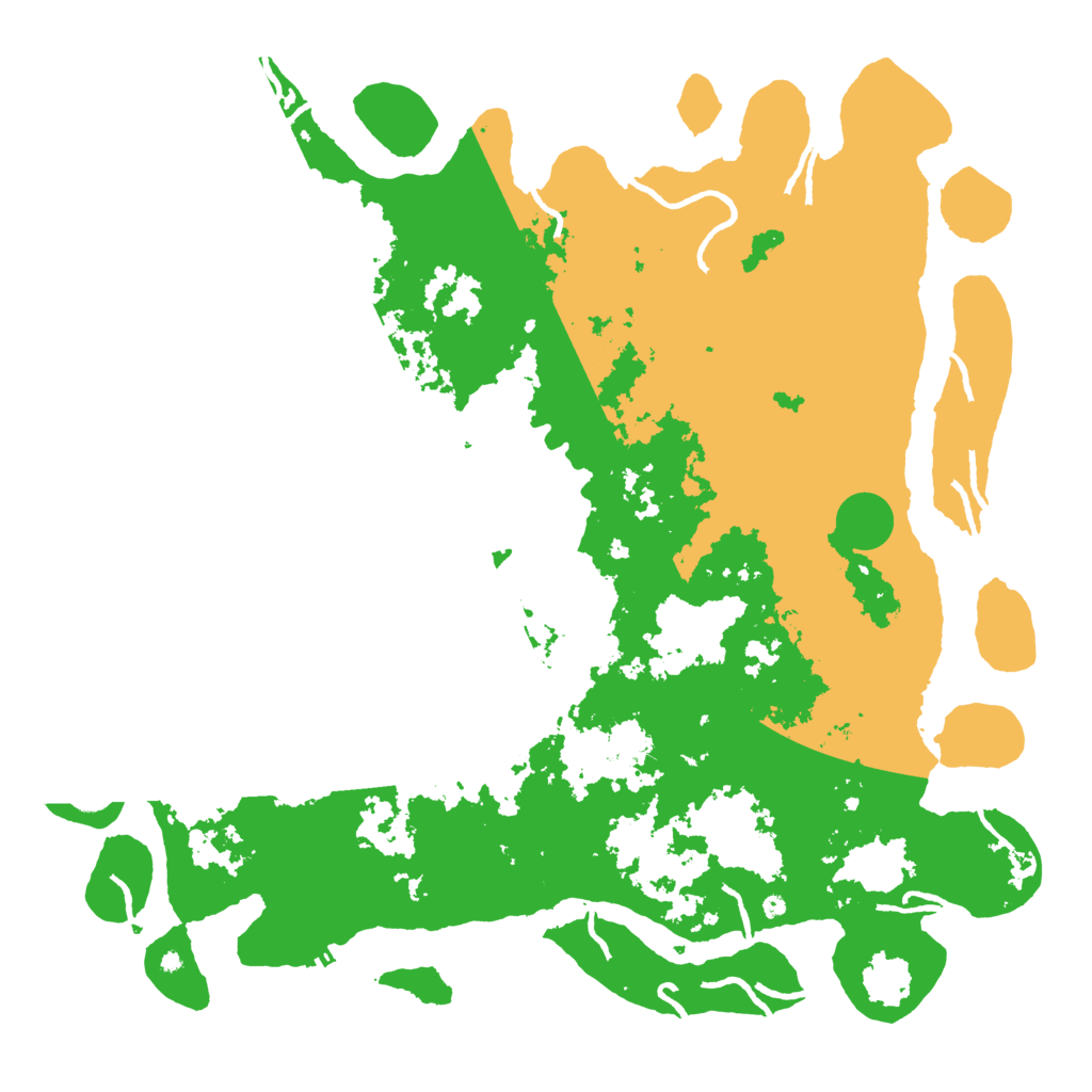 Biome Rust Map: Procedural Map, Size: 5000, Seed: 123485