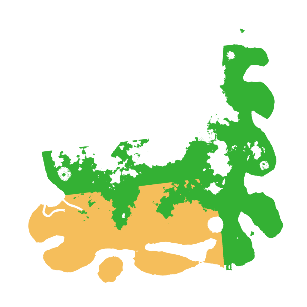 Biome Rust Map: Procedural Map, Size: 3500, Seed: 1964601099