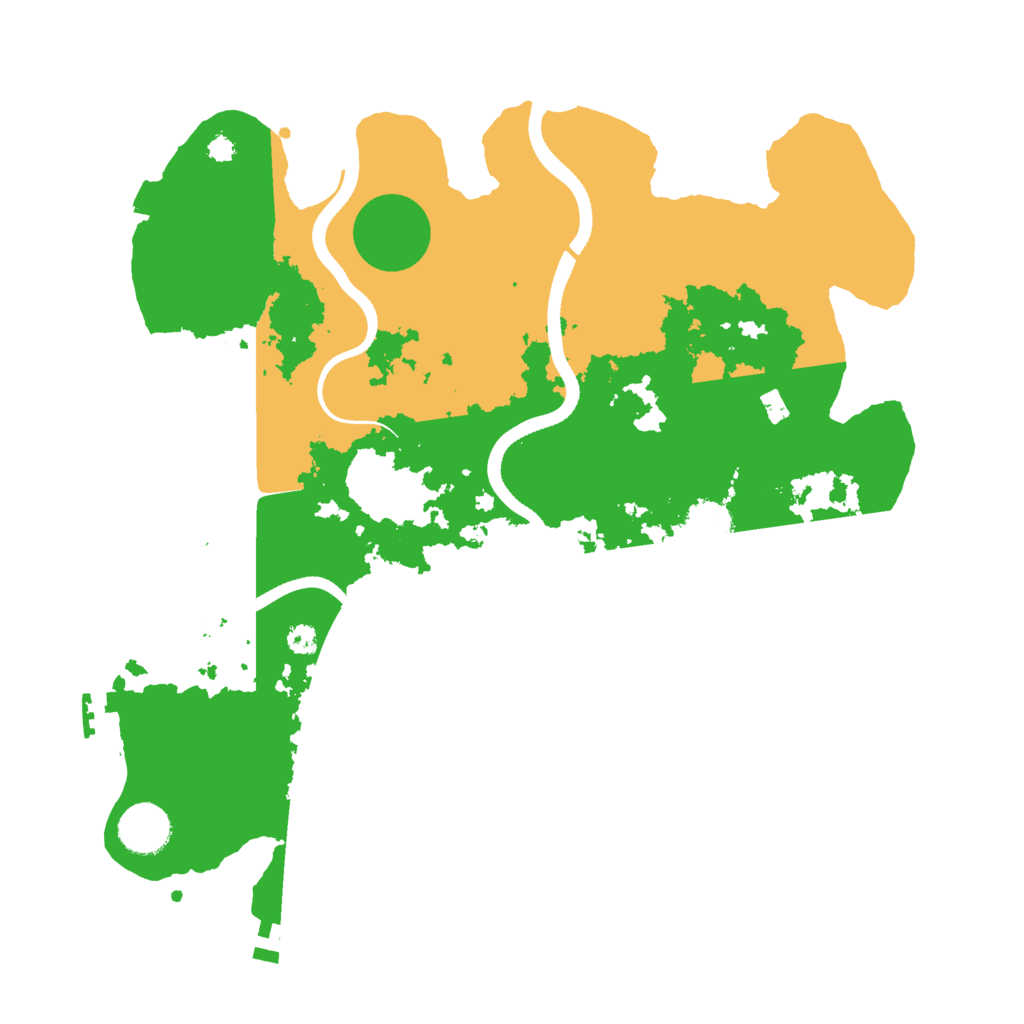 Biome Rust Map: Procedural Map, Size: 3500, Seed: 1882479021