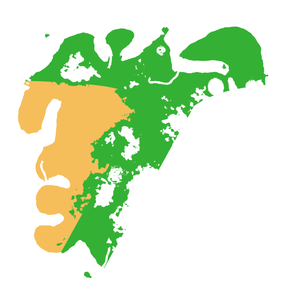 Biome Rust Map: Procedural Map, Size: 3500, Seed: 285886750