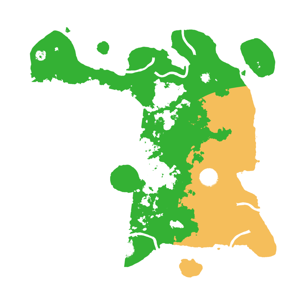 Biome Rust Map: Procedural Map, Size: 3000, Seed: 8561
