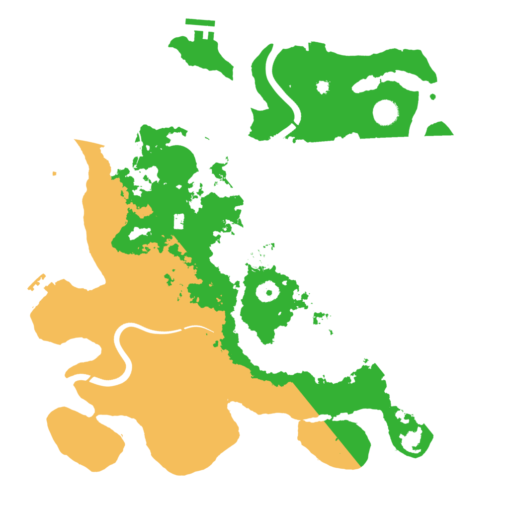 Biome Rust Map: Procedural Map, Size: 3500, Seed: 1380909712