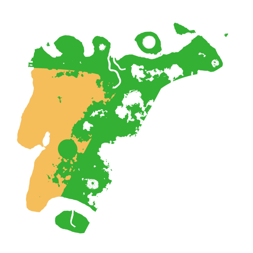 Biome Rust Map: Procedural Map, Size: 3500, Seed: 213432966