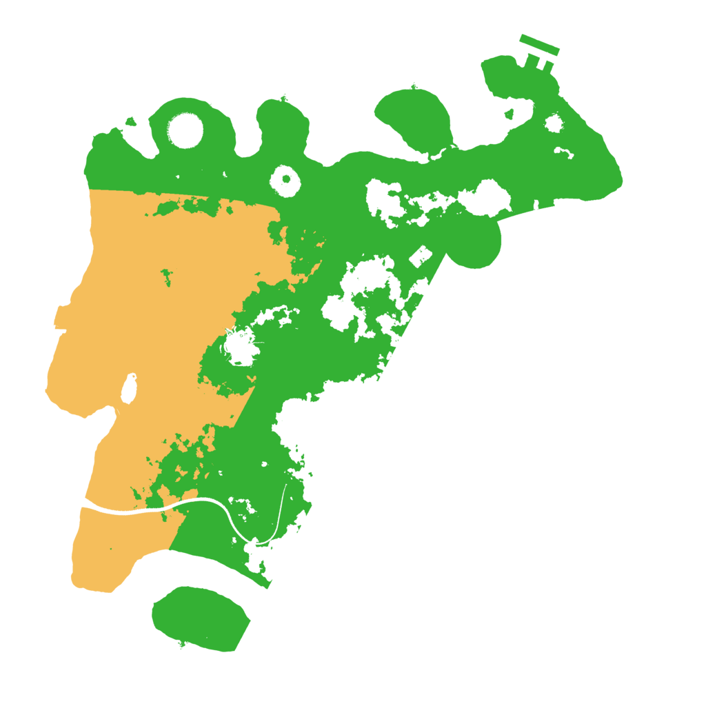 Biome Rust Map: Procedural Map, Size: 3500, Seed: 213432966