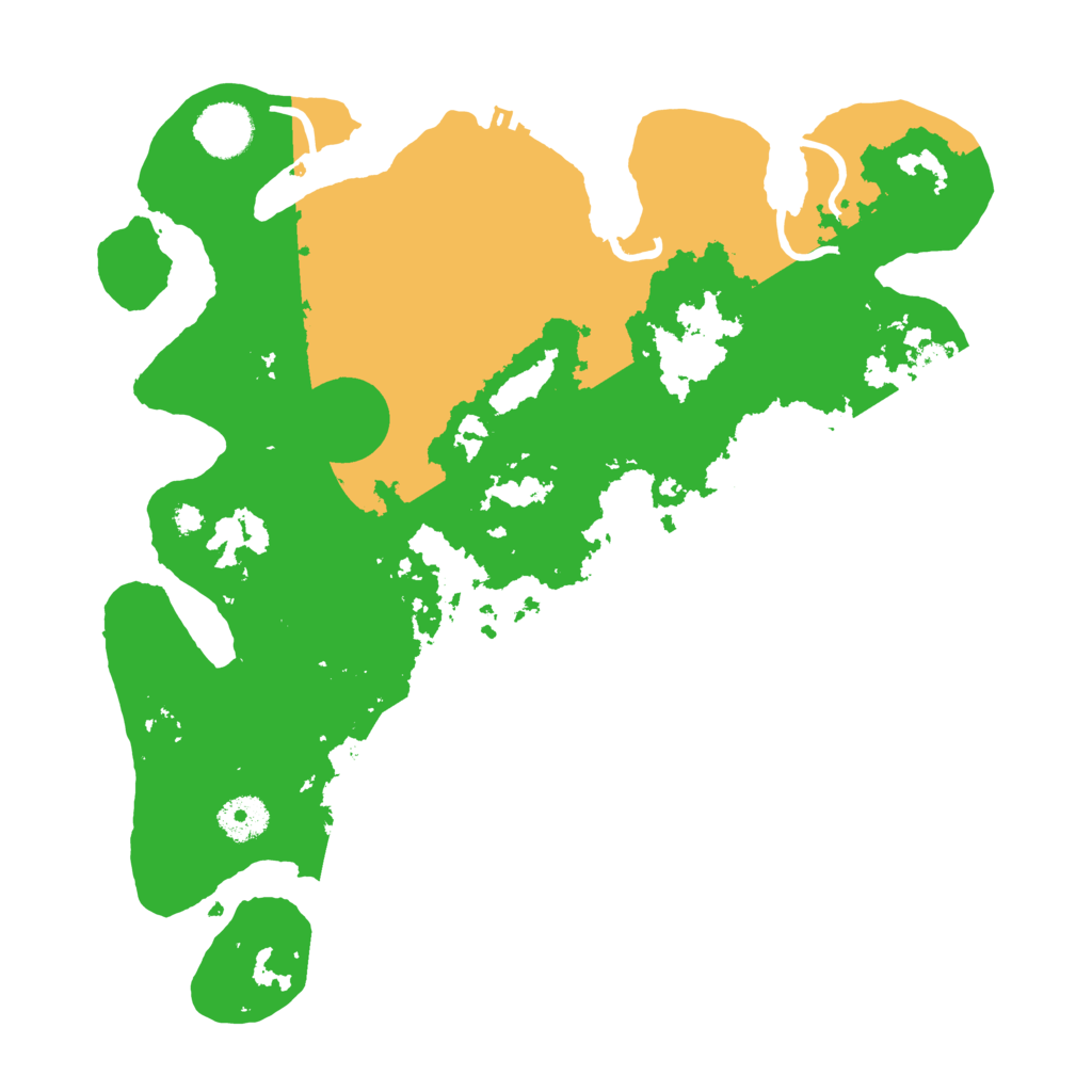 Biome Rust Map: Procedural Map, Size: 3500, Seed: 299003191