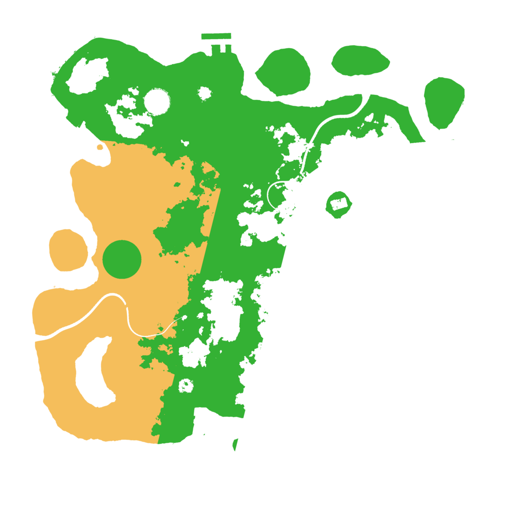 Biome Rust Map: Procedural Map, Size: 3500, Seed: 1094941131