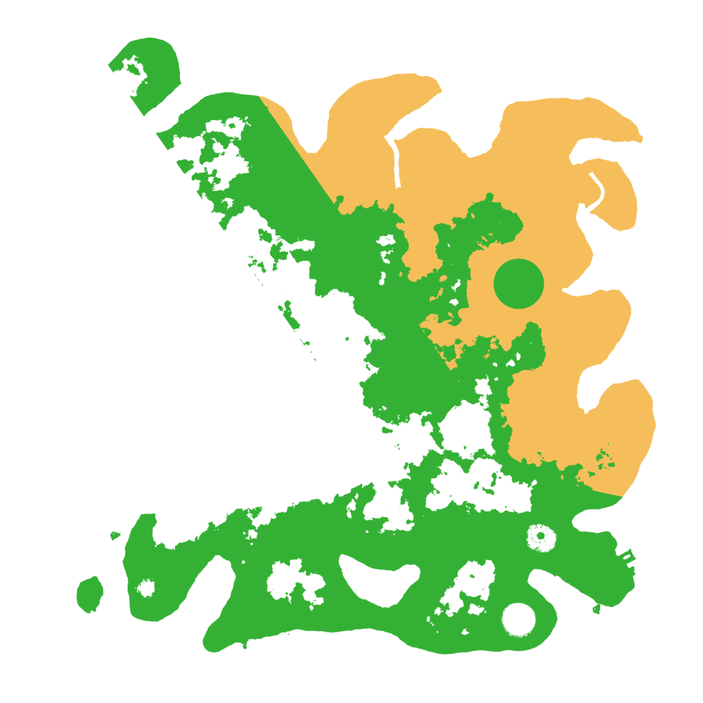 Biome Rust Map: Procedural Map, Size: 3700, Seed: 96619284