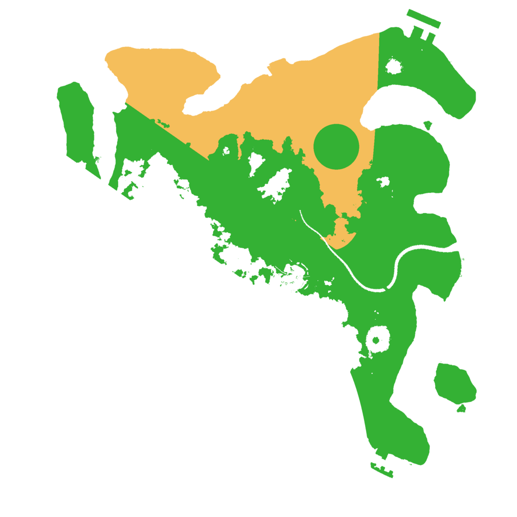 Biome Rust Map: Procedural Map, Size: 3000, Seed: 1032964