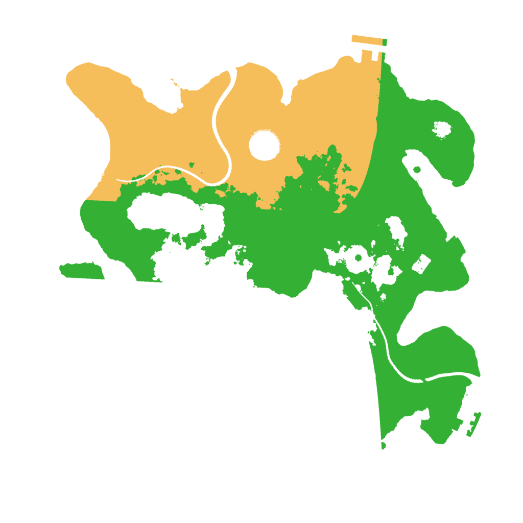 Biome Rust Map: Procedural Map, Size: 3000, Seed: 124784372