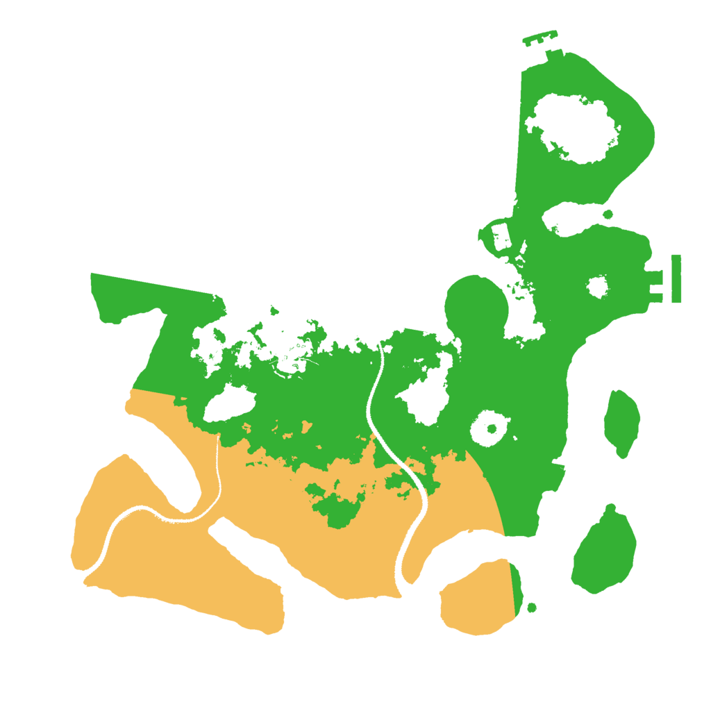 Biome Rust Map: Procedural Map, Size: 3000, Seed: 280779024