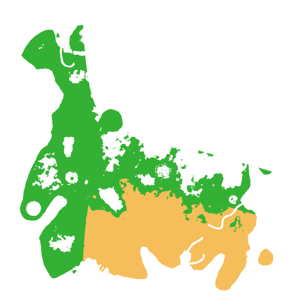 Biome Rust Map: Procedural Map, Size: 3700, Seed: 337372846