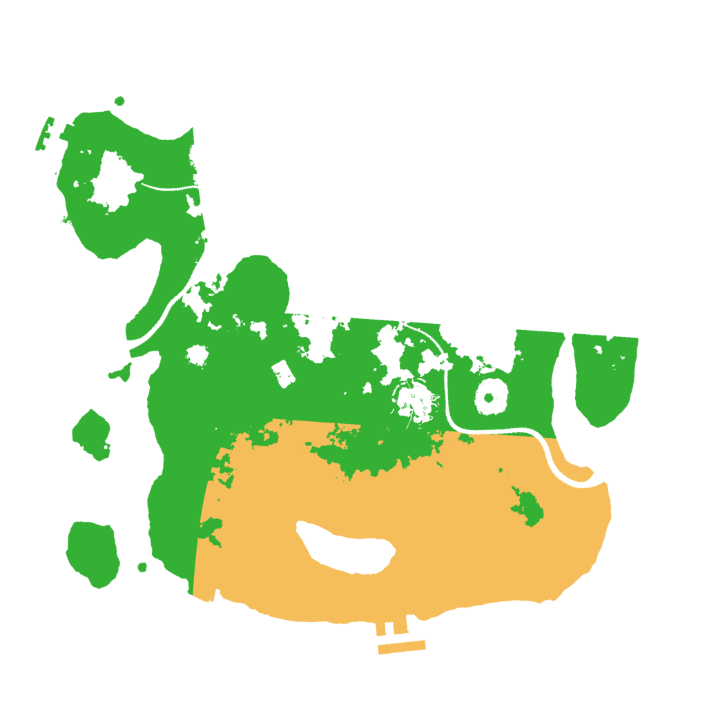 Biome Rust Map: Procedural Map, Size: 3000, Seed: 9786