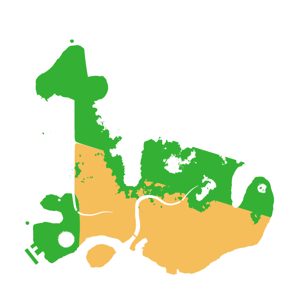 Biome Rust Map: Procedural Map, Size: 3280, Seed: 13825