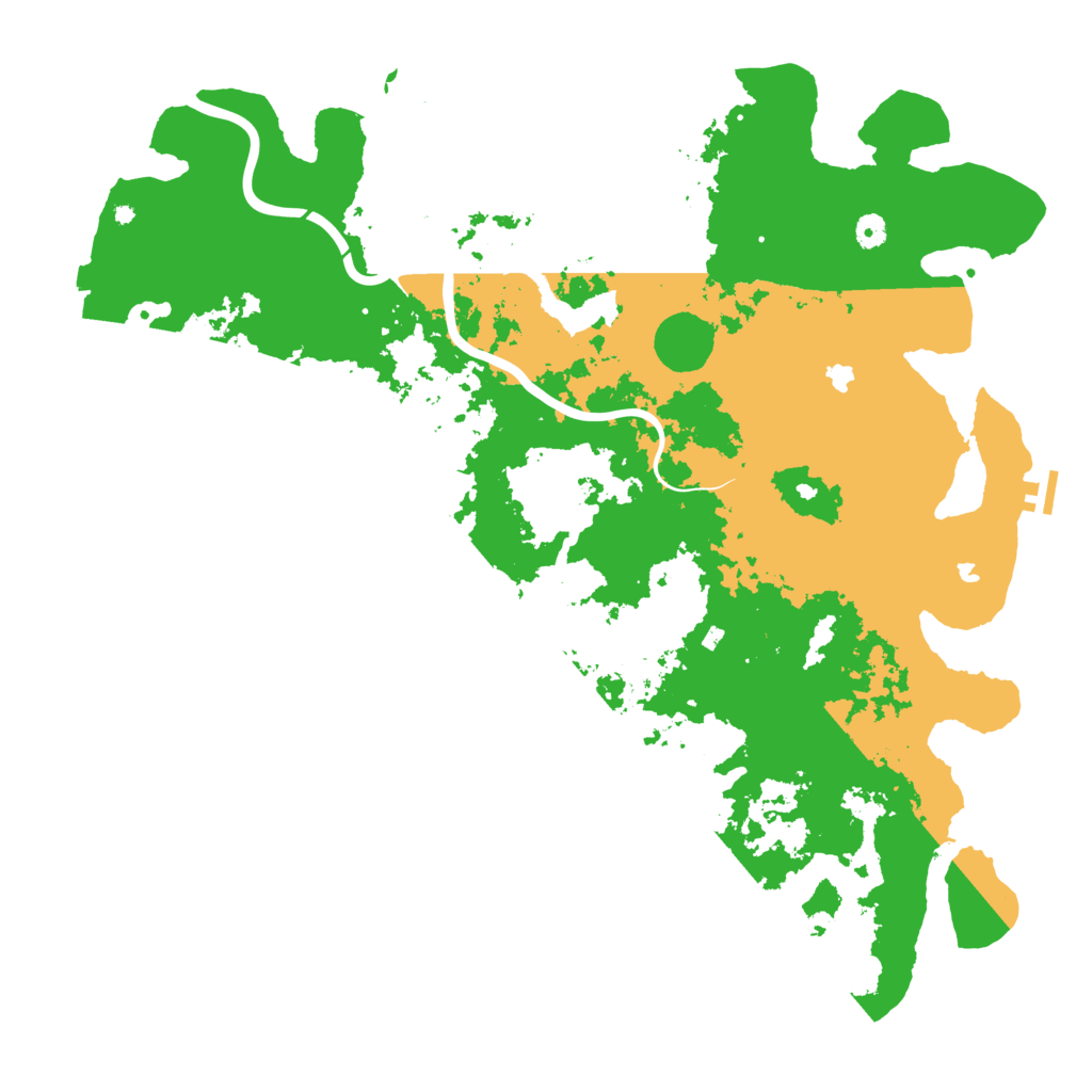 Biome Rust Map: Procedural Map, Size: 5000, Seed: 18108936