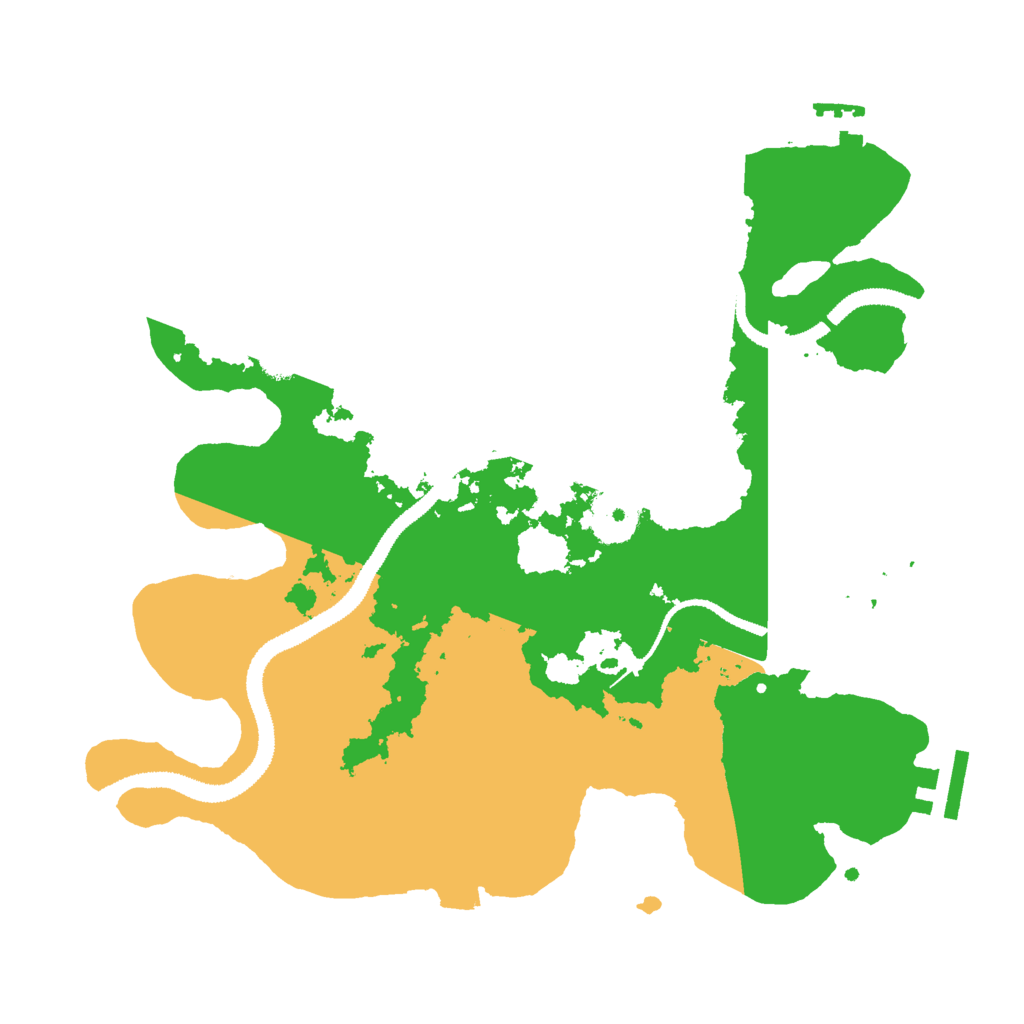 Biome Rust Map: Procedural Map, Size: 3000, Seed: 663726148