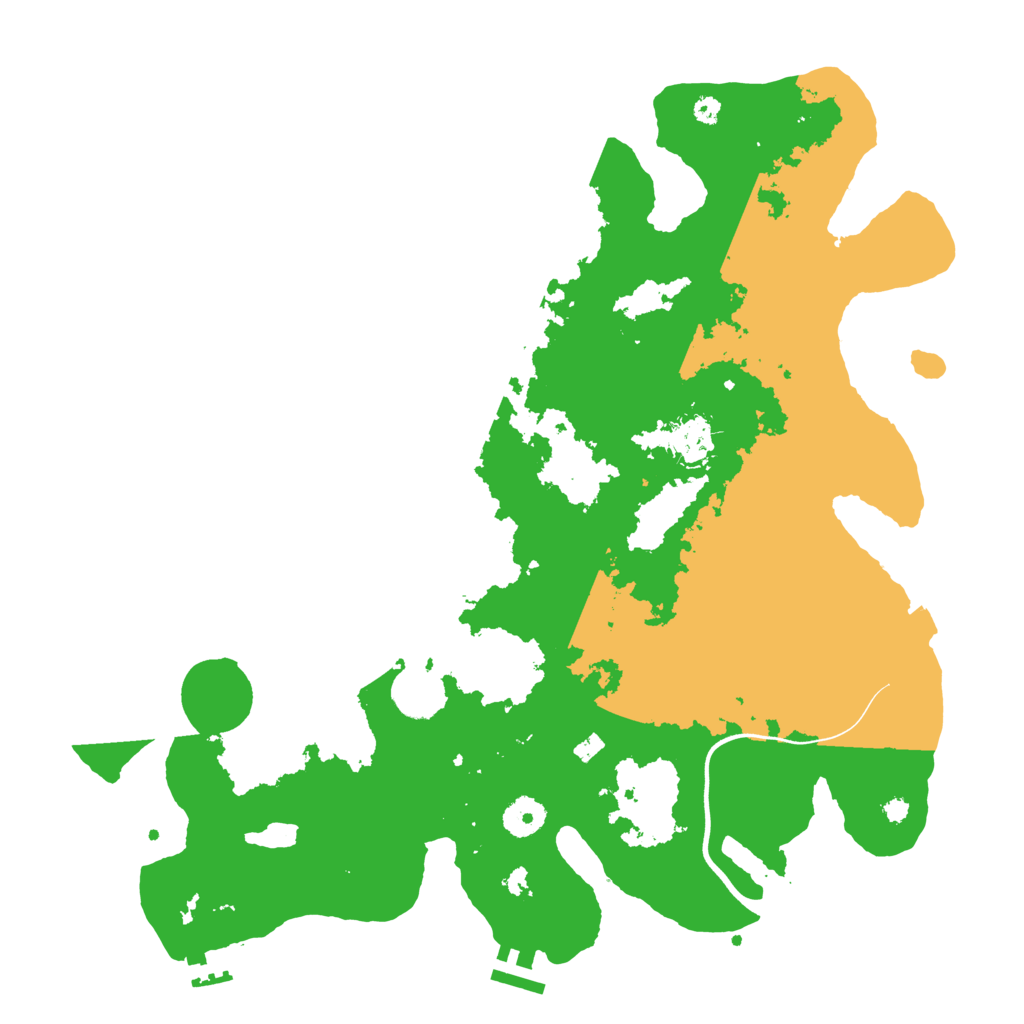 Biome Rust Map: Procedural Map, Size: 3800, Seed: 902235