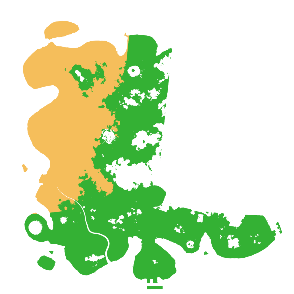 Biome Rust Map: Procedural Map, Size: 3800, Seed: 127423