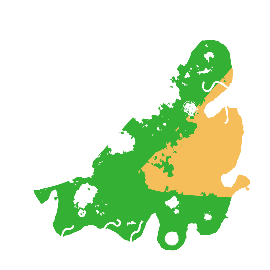 Biome Rust Map: Procedural Map, Size: 3500, Seed: 1138482497