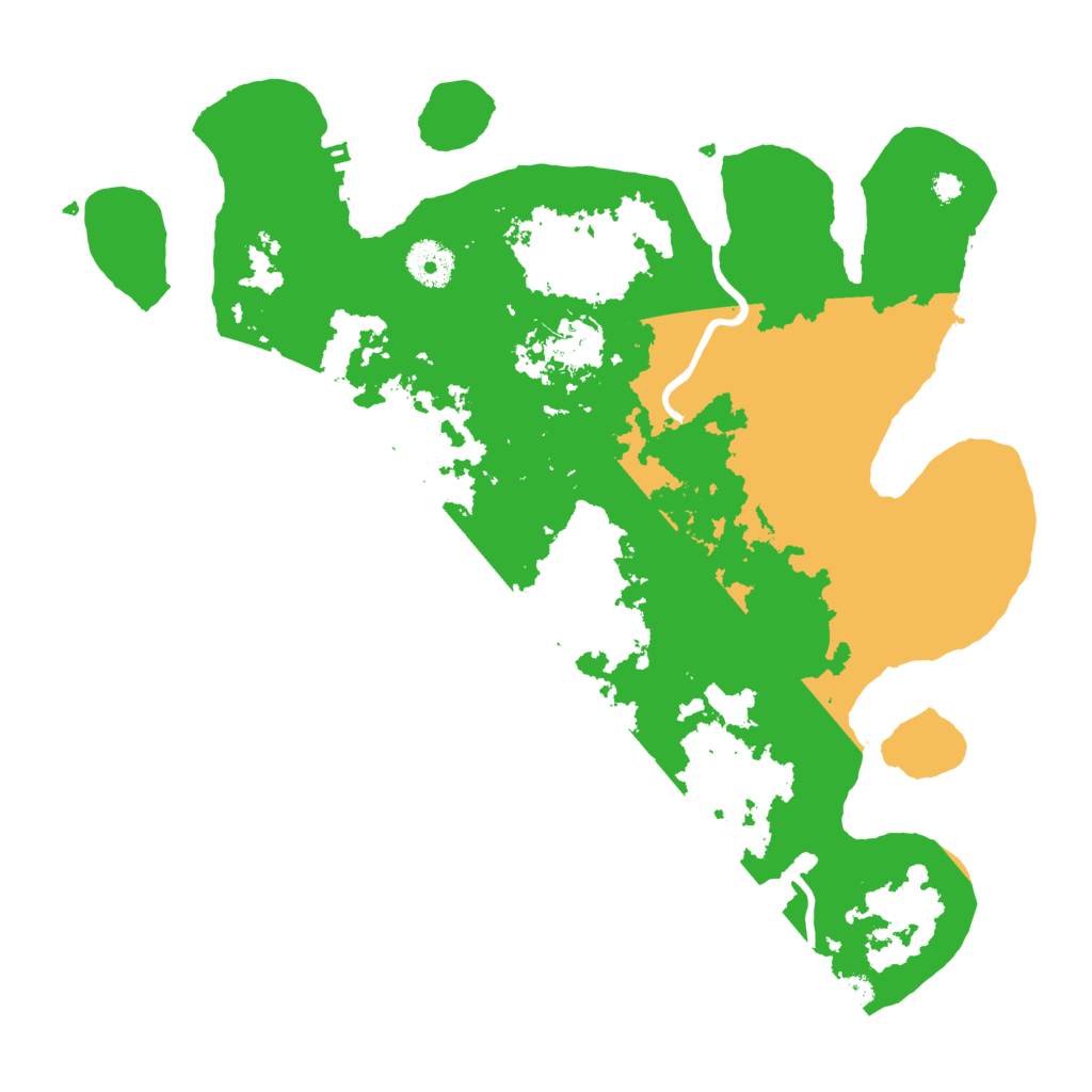 Biome Rust Map: Procedural Map, Size: 3500, Seed: 1303383801