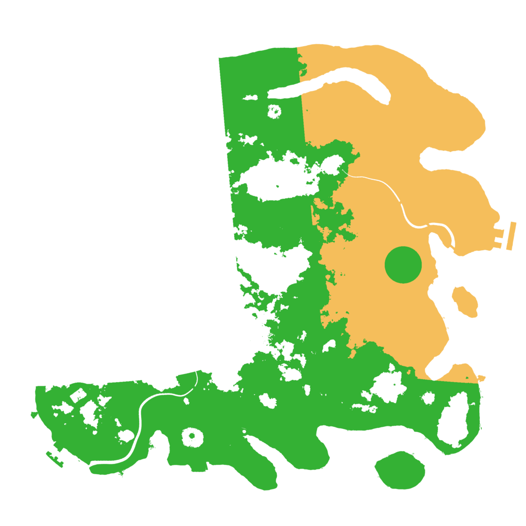 Biome Rust Map: Procedural Map, Size: 3750, Seed: 1104910910