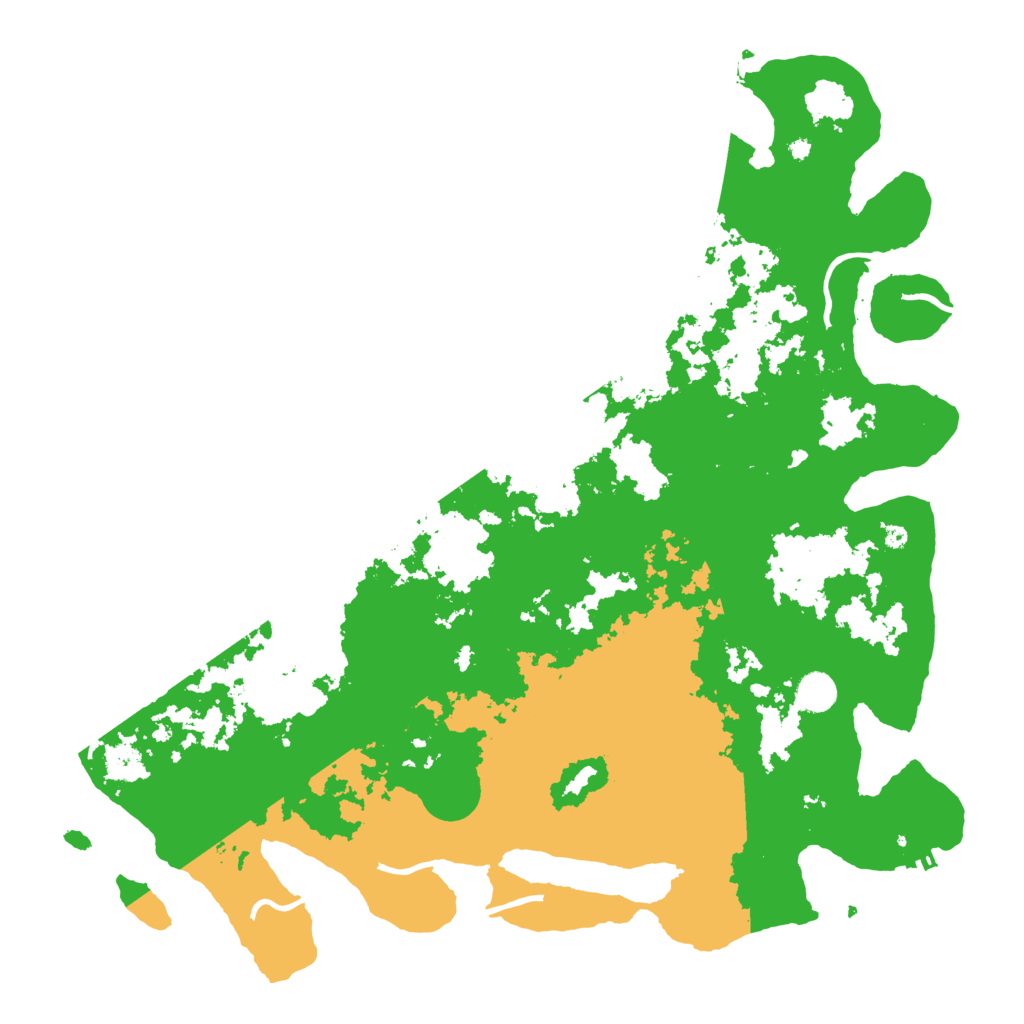 Biome Rust Map: Procedural Map, Size: 4500, Seed: 17524