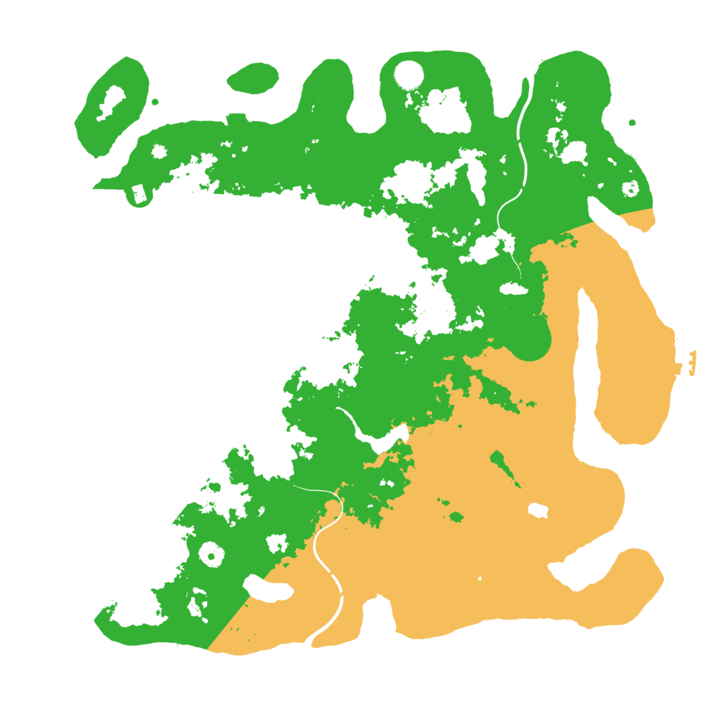 Biome Rust Map: Procedural Map, Size: 4250, Seed: 458