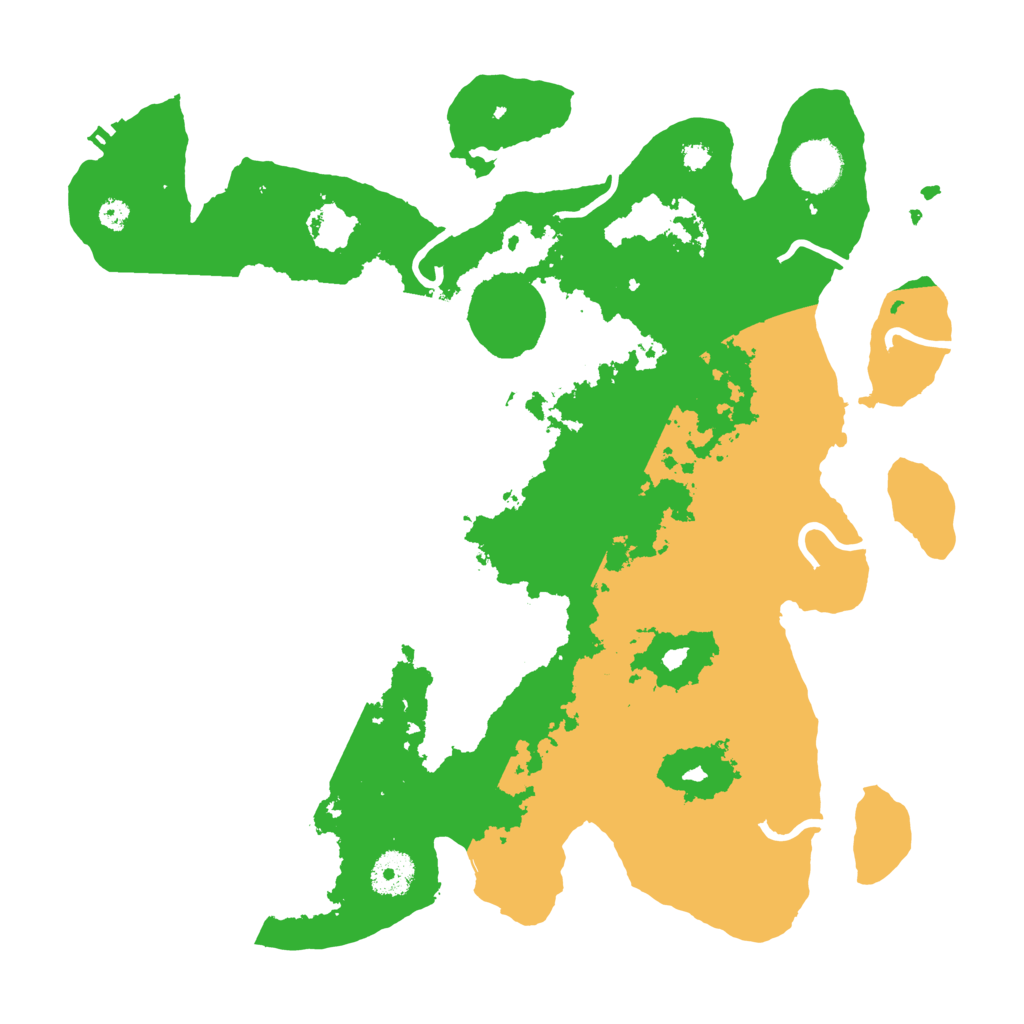 Biome Rust Map: Procedural Map, Size: 3500, Seed: 11616