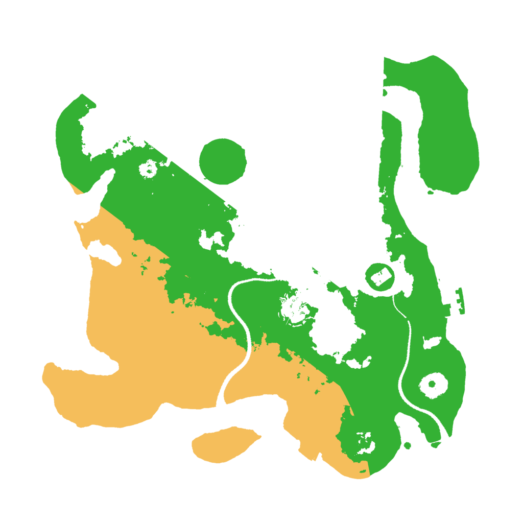 Biome Rust Map: Procedural Map, Size: 3000, Seed: 7947
