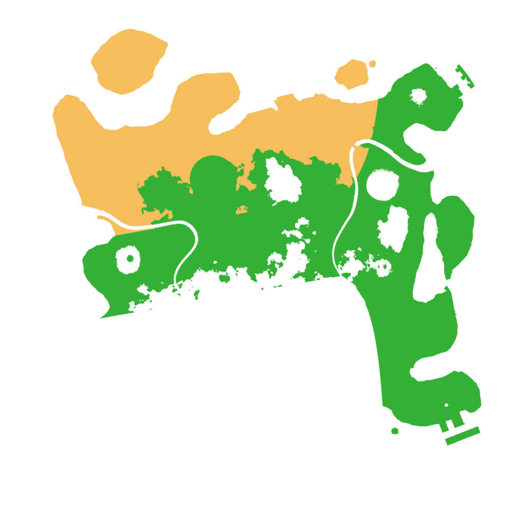 Biome Rust Map: Procedural Map, Size: 3000, Seed: 1071815