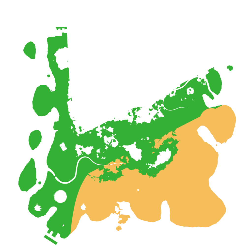 Biome Rust Map: Procedural Map, Size: 3500, Seed: 1699114229
