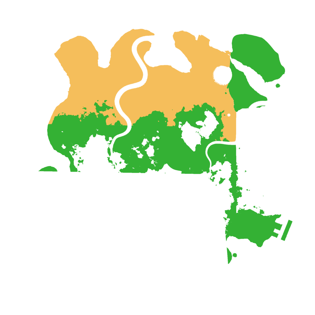 Biome Rust Map: Procedural Map, Size: 3000, Seed: 562082450