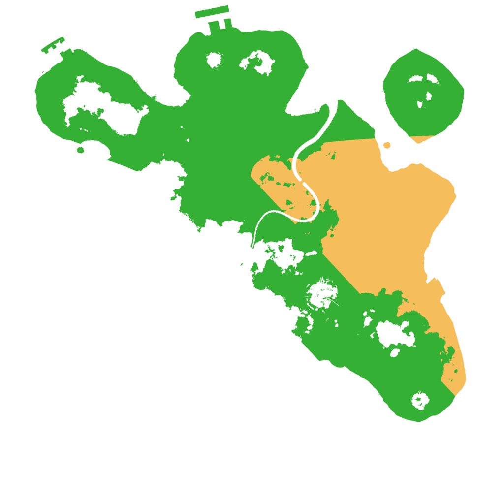 Biome Rust Map: Procedural Map, Size: 3000, Seed: 19121