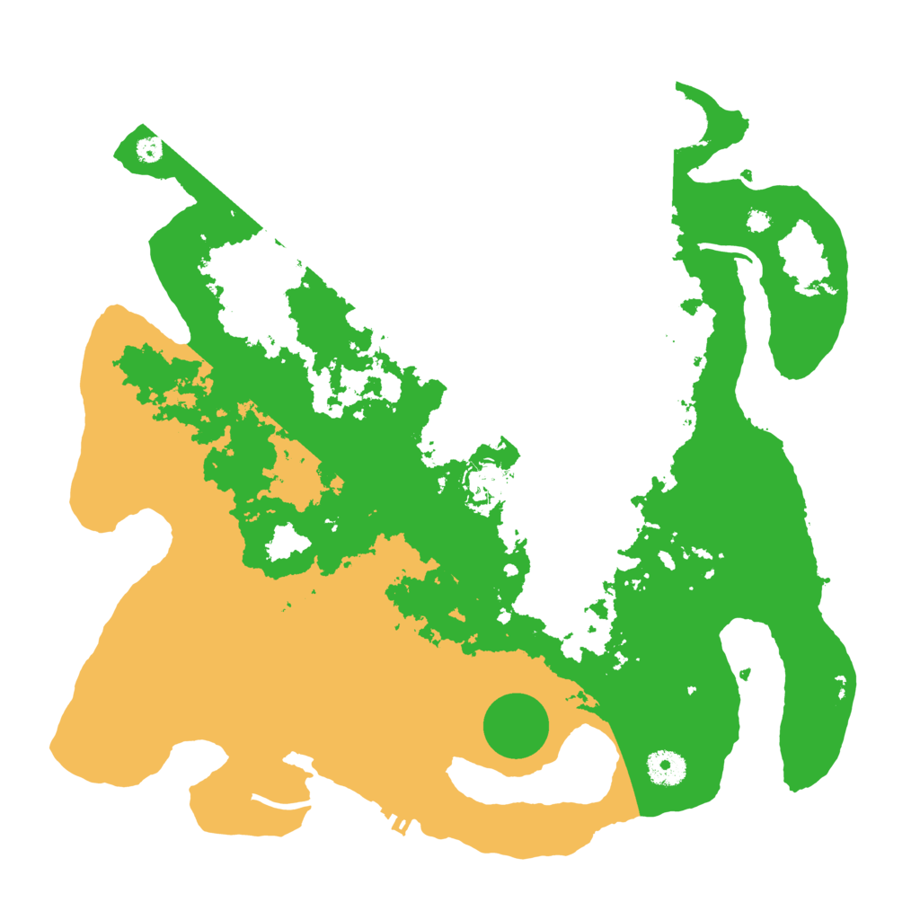 Biome Rust Map: Procedural Map, Size: 3700, Seed: 1434987004