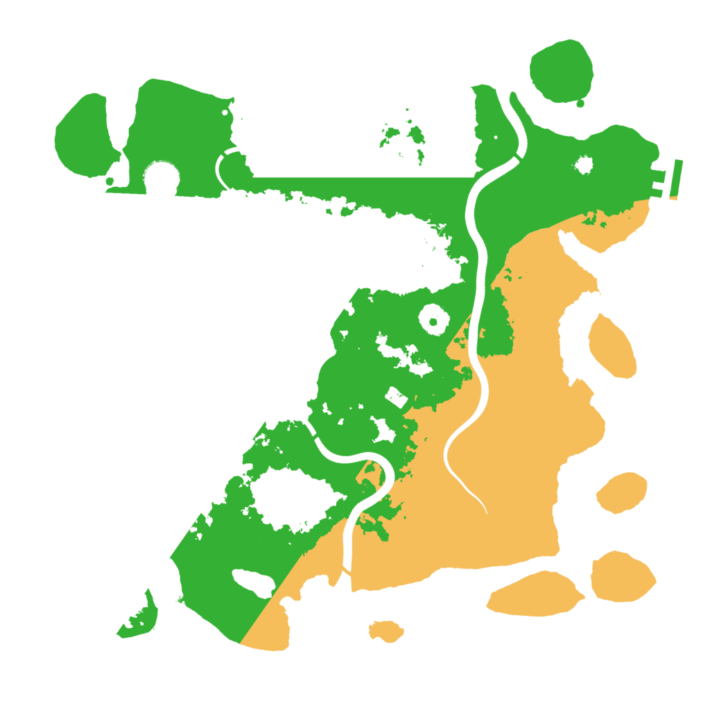 Biome Rust Map: Procedural Map, Size: 3550, Seed: 978799