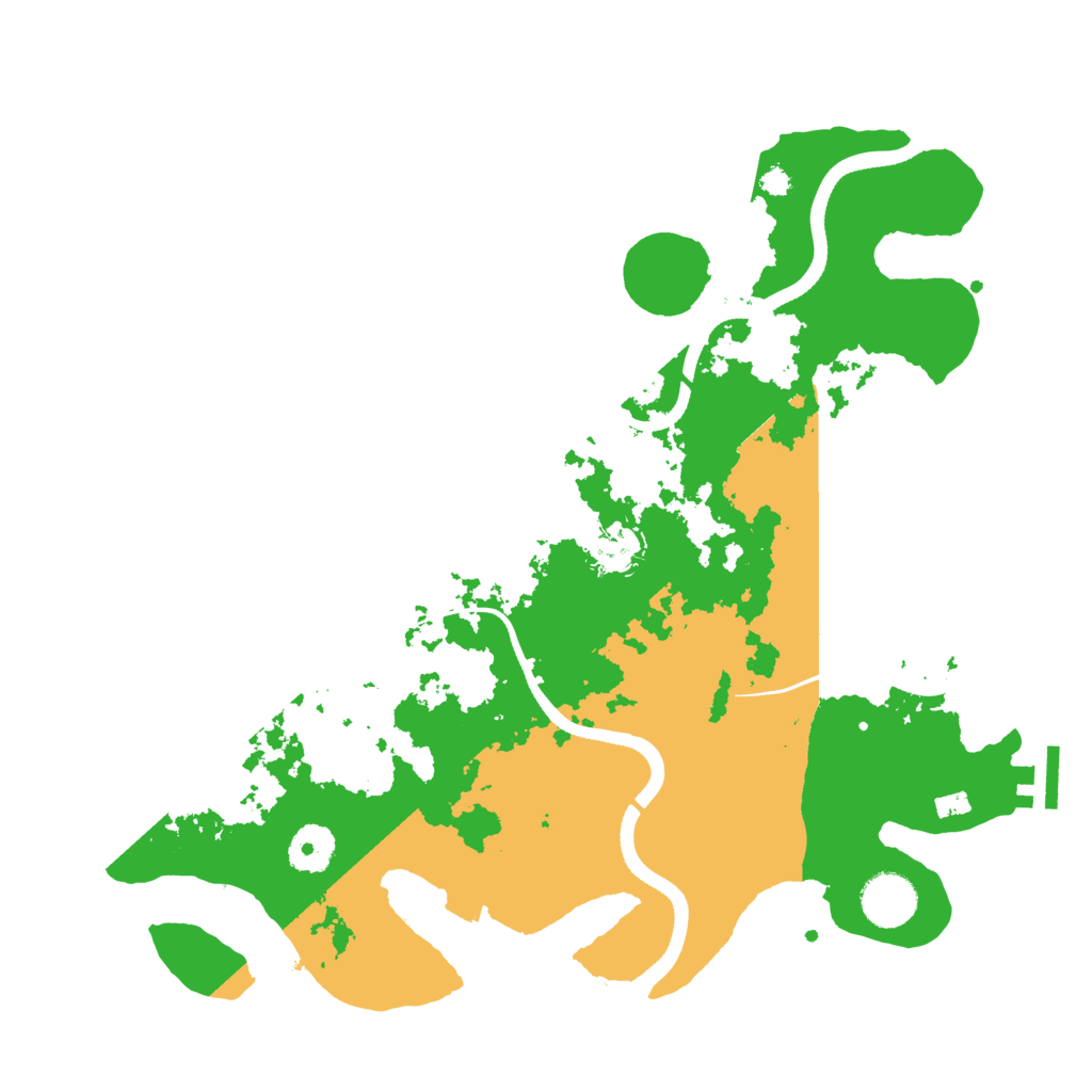 Biome Rust Map: Procedural Map, Size: 3500, Seed: 2328100